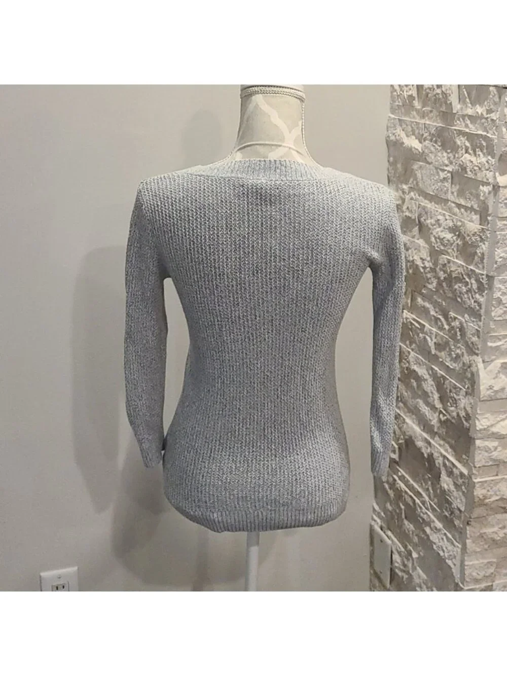 Tommy Hilfiger Grey knit crew neck sweater